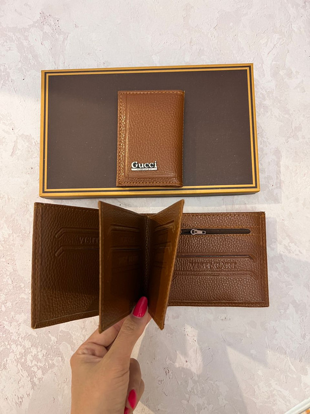 ست کیف پول و جاکارتی مردانه، چرم صنعتی باکیفیت