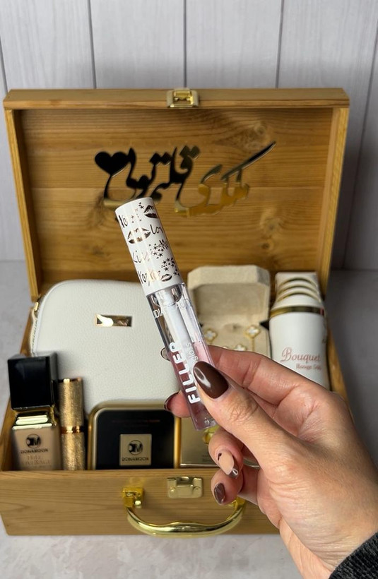 کادو روز زن، هدیه لاکچری باکس چوبی کد ۲۵۹