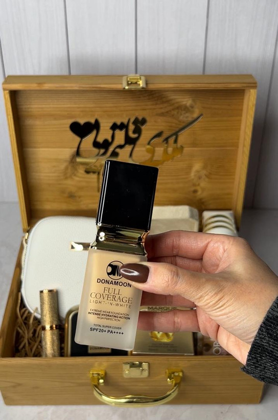 کادو روز زن، هدیه لاکچری باکس چوبی کد ۲۵۹